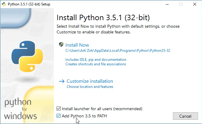 File:Installing Python 3 with add to path option.png