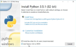 Thumbnail for File:Installing Python 3 with add to path option.png