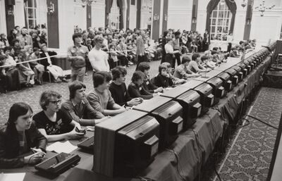 1980. aastal korraldatud "Space invaders" turniir.